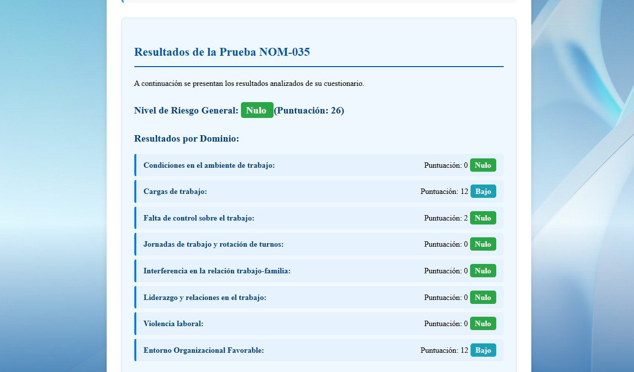 Sistema de Alertas de Riesgo Psicosocial
